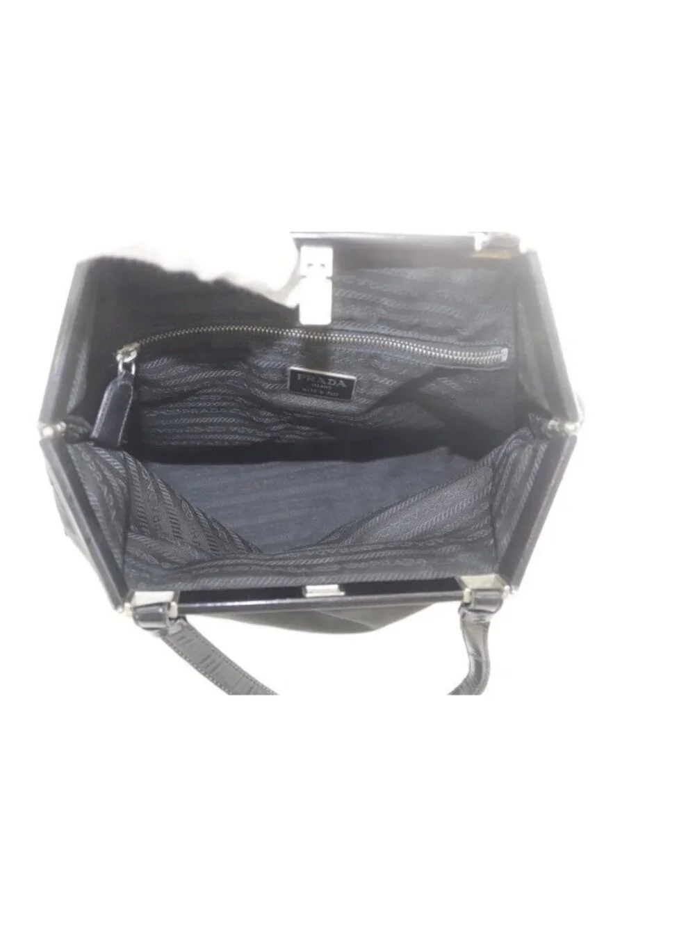 Prada Vintage Tessuto Tote Bag Nylon Black